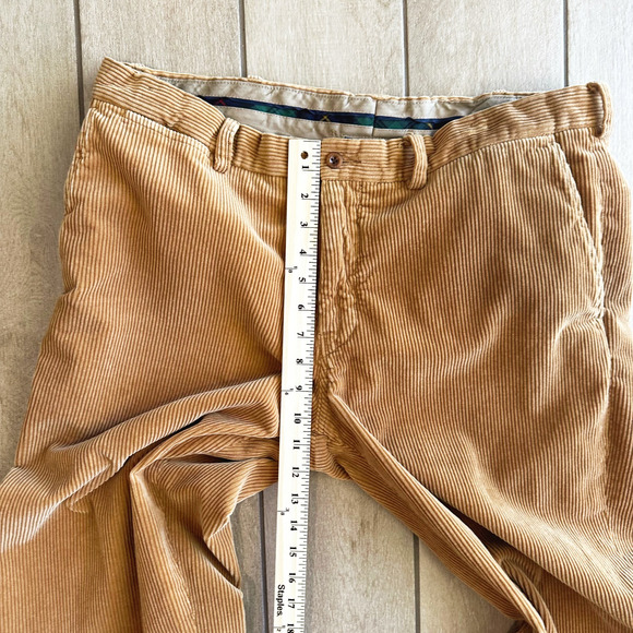 VTG 90s Polo Ralph Lauren Mens Wide Wale Corduroy Pants 38/30 Old Money Y2K - Picture 9 of 12